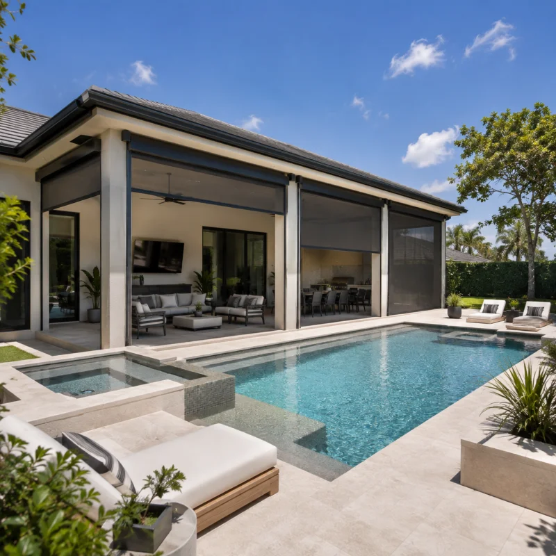 POOL & COVERED AREAS