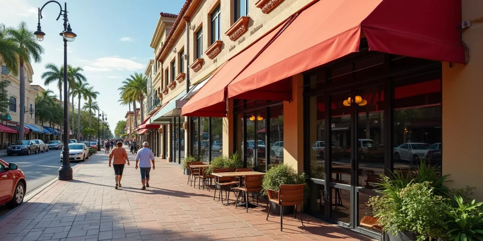 How Commercial Fixed Awnings Enhance Restaurants on Atlantic Avenue